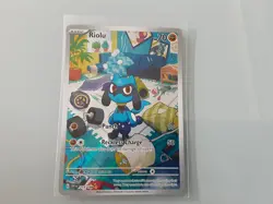 RIOLU 215/198 SCARLET & VIOLET BASE POKEMON CARD ENGLISH ILLUSTRATION RARE - Image 1