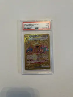 Pokemon TCG Charizard EX Obsidian Flames Holo Hyper Rare Card 228/197 PSA 9 - Image 1