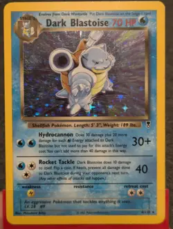 Pokemon Dark Blastoise Legendary Collection Holo 4/110 - Image 1