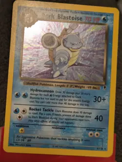 Pokemon Dark Blastoise Legendary Collection Holo 4/110 - Image 3