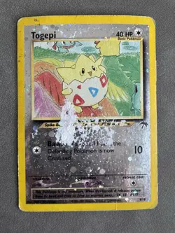 Pokemon Togepi Southern Islands 4/18 Reverse Holo Damaged - Image 1