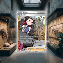 Roxanne GG66/GG70 Crown Zenith Galarian Gallery Pokemon Trainer NM - Image 1