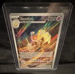 Pokemon TCG SV04 Paradox Rift Espathra 197/182 Holo EN Stage 1 120 HP - Image 1