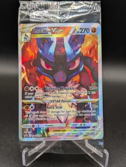 Pokemon TCG Lucario VSTAR SWSH291 Sealed Black Star Promo Crown Zenith NM - Image 1
