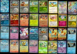 Lot of (35) Pokemon TCG Eevee Eeveelution Raw Card Lot - Image 1