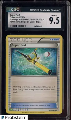 2023 Pokemon Japanese Classic Venusaur & Lugia ex Deck Super Rod Holo CGC 9.5 - Image 1