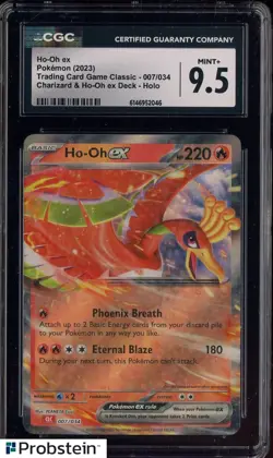2023 Pokemon Japanese TCG Classic Charizard Ho-Oh Ex Deck Ho-Oh Ex Holo CGC 9.5 - Image 1