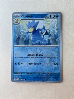 🐤Golduck 55/165 Pokemon TCG - Scarlet & Violet 151 Reverse Holo - NM - Image 1