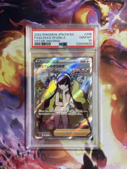 Pokemon Elesa's Sparkle VSTAR Universe Japanese Full Art #246 PSA 10 Gem Mint - Image 1