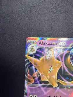Alakazam Ex 65/165 Scarlet & Violet 151 Cosmic Holo Rare Pokemon TCG NM+ MINT - Image 3