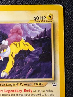 Raikou (22) Rare Neo Revelation 22/64 MP Pokemon TCG - Image 3