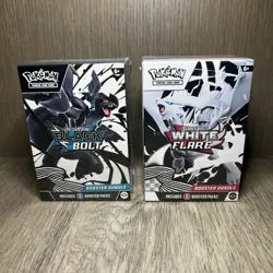 [Set Of 2] Pokemon TCG Black Bolt and White Flare Booster Bundle New Sealed - Image 1