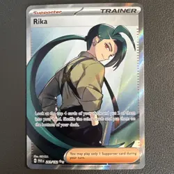 Pokemon TCG SV04: Paradox Rift #241/182 Rika NM - Image 1