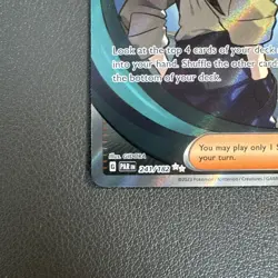 Pokemon TCG SV04: Paradox Rift #241/182 Rika NM - Image 2