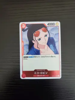 One Piece Romance Dawn Japanese Card - Nico Robin -OP01-017 R - Image 1