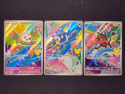Pokemon TCG First Partner Illustration Series 1 Rowlet Litten Popplio - Image 1
