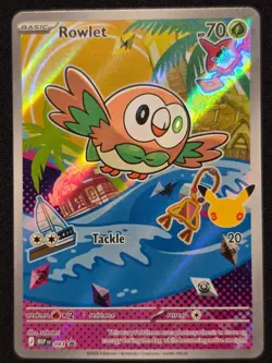 Pokemon TCG First Partner Illustration Series 1 Rowlet Litten Popplio - Image 3