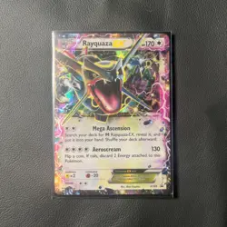 Pokemon TCG Rayquaza EX XY69 XY Black Star Promo Holo Card LP Condition - Image 1