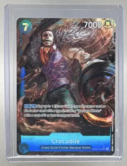 Crocodile 2024 One Piece Emperors in the New World #OP09-046 Super Rare Alt Art - Image 1
