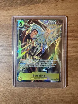 Kizaru Borsalino EB04-058 SR Alt Art Yellow OP15 Adventure on Kami's Island NM - Image 3