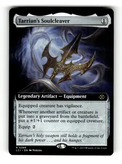 MTG: Tarrian's Soulcleaver (Extended Art) | The Lost Caverns of Ixalan 389 NM - Image 1