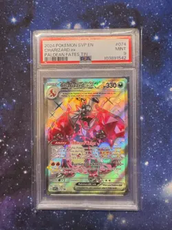 Shiny Charizard ex | PSA 9 | Paldean Fates Tin Promo #074 | 2024 Pokemon - Image 1