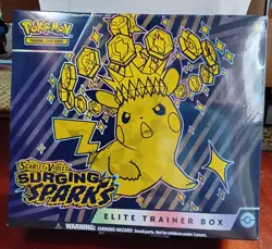 Pokemon Scarlet and Violet Surging Sparks Elite Trainer Box ETB Brand New Sealed - Image 1