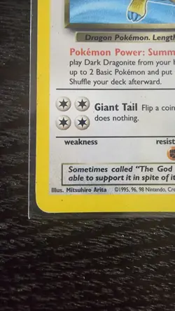 Dark Dragonite 22/82 Non Holo Rare Team Rocket - Pokemon TCG - LP - Image 2