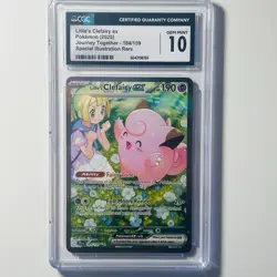 LILLIE'S CLEFAIRY EX 2025 POKEMON SPECIAL ILLUSTRATION RARE CGC 10 - Image 1