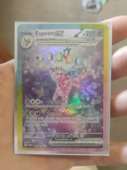 Espeon EX 155/131 Prismatic Evolutions Pokemon TCG NEAR MINT FRESH PULL - Image 2