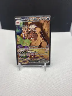 Pokemon TCG Arven's Mabosstiff EX #235/182 Sv10: Destined Rivals SAR - Image 1