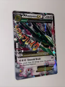 M Rayquaza EX (ULTRA RARE) 76/108 XY Roaring Skies Mega Legendary Pokemon TCG - Image 4