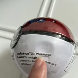 Pokemon TCG Pokemon GO PokeBall Poke Ball Tin 3 Booster Packs NEW A22 - Image 4