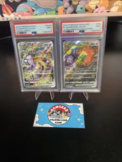 Mewtwo Gg44 Charizard SWSH262 VStar Pokemon Crown Zenith PSA 9 Sequential Set - Image 1