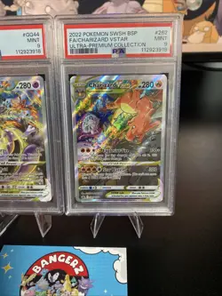 Mewtwo Gg44 Charizard SWSH262 VStar Pokemon Crown Zenith PSA 9 Sequential Set - Image 5