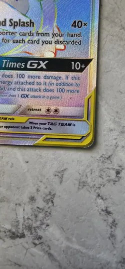 Pokemon Slowpoke & Psyduck GX 239/236 Secret Rare Rainbow LP *Read Description* - Image 4