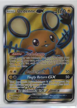 Full Art - Dedenne GX Pokemon Sun & Moon Unbroken Bonds #195 - Image 1