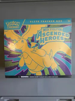 Pokemon TCG Mega Evolution Ascended Heroes Elite Trainer Box Promo Dragonite - Image 1