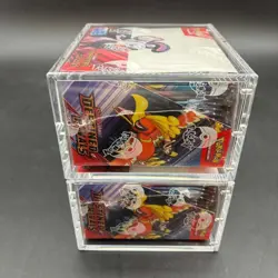 Lot (2) Pokemon SV10 Destined Rivals English Booster Boxes Sealed w/Acrylic Case - Image 3