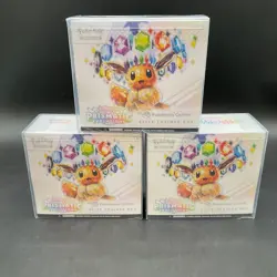Lot of (3) Pokemon Center Prismatic Evolutions PC Elite Trainer Boxes PKC ETB - Image 1