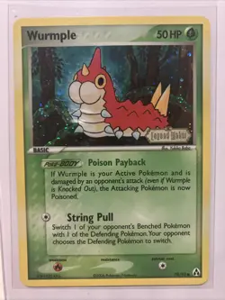 2006 POKEMON EX LEGEND MAKER⭐⭐ WURMPLE REVERSE FOIL STAMPED #70/92 - Image 4