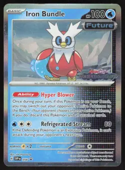 Iron Bundle (Prerelease) 058 Holo Promo Scarlet & Violet Promo Pokemon Near Mint - Image 1