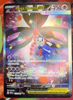 Mega Floette ex 117/086 Special Illustration Rare Chaos Rising Pokemon NM - Image 1