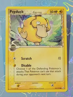 Pokemon Psyduck Delta Species EX Holon Phantoms 81/110 NM - Image 1