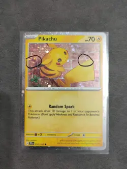 2x SWIRL Pikachu 051/162 Temporal Forces Cosmos Holo Promo NM - Image 1