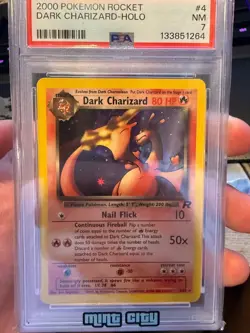 2000 POKEMON ROCKET #4 DARK CHARIZARD HOLO PSA 7 - Image 1