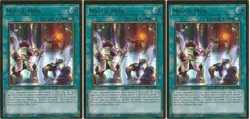 *** 3X MYSTIC MINE 3X *** (PLAYSET) MGED-EN047 GOLD RARE MINT/NM YUGIOH! - Image 1