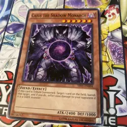 Caius The Shadow Monarch - SR01-EN004 - MP - YuGiOh! - Image 1