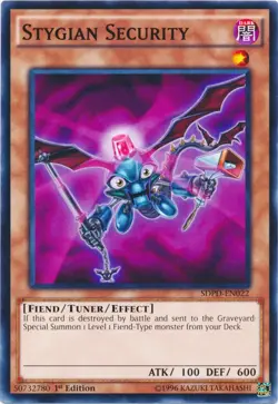 Stygian Security - SDPD-EN022 - Common - 1st Edition - Lightly Played - Image 1