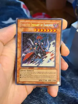 Yugioh Gorz the Emissary of Darkness DLG1-EN000 Limited Secret Rare - Image 1